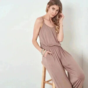 ❤️2/$30❤️[S]Maxi  Wide Leg Jumpsuit-inseam 20in,waist-12in